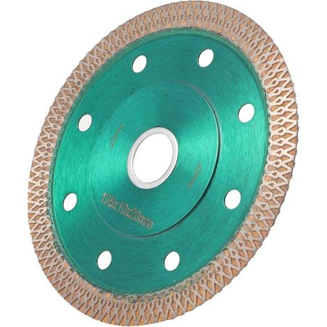 Disque Diamant 105mm pour Découpe Porcelaine & Granit - Scie Circulaire Céramique/Marbre - Lame Résistante Hausse Performance & Durabilité (Kit 1 Disque + 1 Cerclage) (1/4)