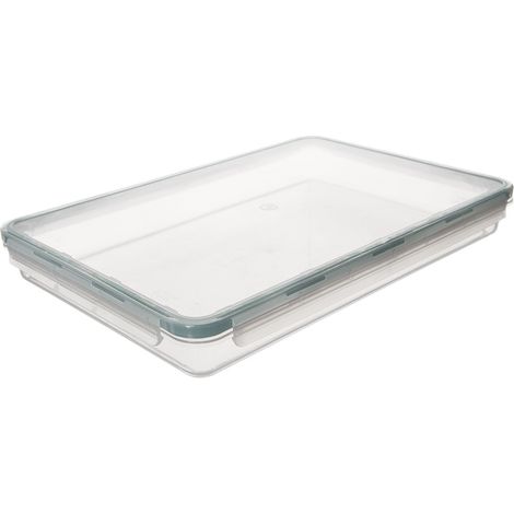 Recipiente para alimentos con tapa y cierre hermético de 1,5 l