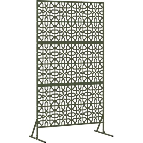 Maison Exclusive - Sichtschutz Oliv 100 x 50 x 180 cm Stahl