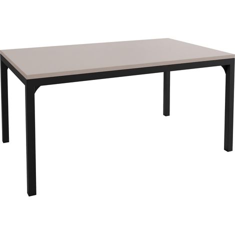 Mesa de centro Oswego 138, Cachemira + Negro, 50x60x100cm, Diámetro: 0, Aglomerado laminado, Angular
