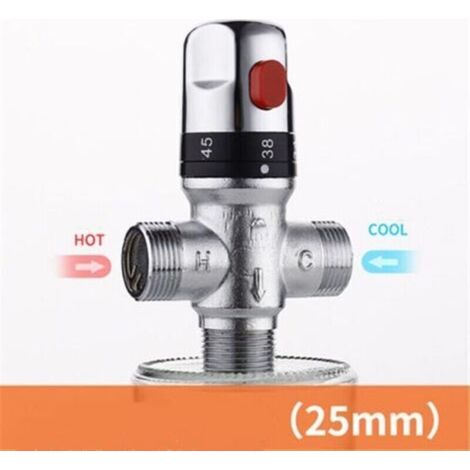 Mitigeur thermostatique de douche, mitigeur thermostatique de douche en laiton, mitigeur thermostatique de baignoire, chauffe-eau domestique, robinet thermostatique de douche, FLITI (1/4)