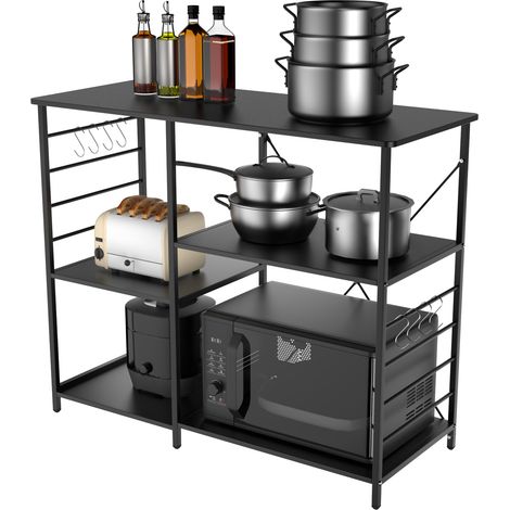 Élément de rangement de cuisine, Bar à Café, Meuble Cuisine pour ustensiles,90 x 39 x 82 cm (1/5)