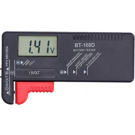 Tragbarer Universal-Batterietester mit Digitalanzeige für Knopfzellenbatterien (kleine Ausführung)