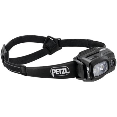 Lampe frontale multisport - PETZL - SWIFT RL - 1100 lumens - Rechargeable - Noir (1/6)