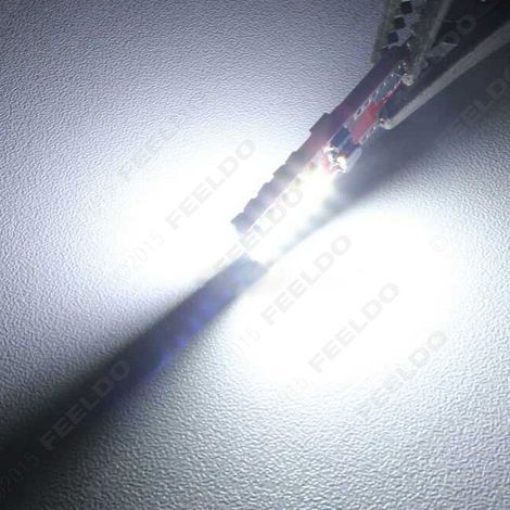 T10 W5W 7020-10 LED Parking Light 5W High Brightness Automotive LED Door Light White (1/4)