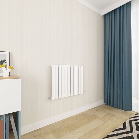 Acezanble White Flat Panel Radiator 600 x 748mm Single Panel (1/5)