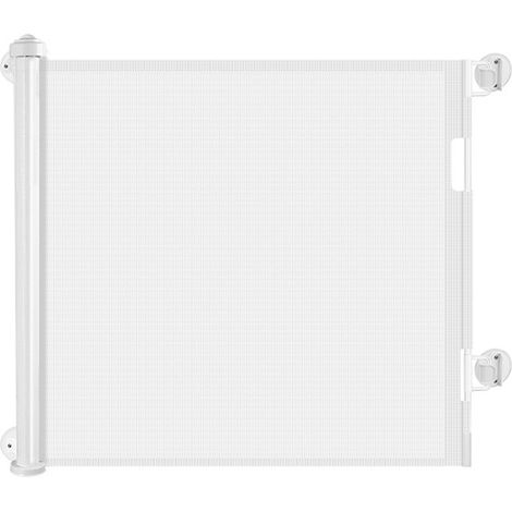 Barrière de sécurité pour enfants et animaux avec design extensible - ABS - 33.9in - Blanc - 1 Set Barrière de sécurité extensible (1/4)