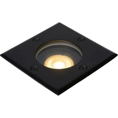 Faretto da incasso pavimento nero GU10 35W IP67 Lucide (1/3)