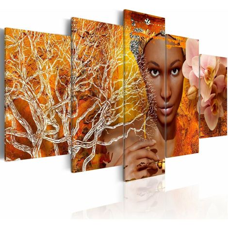 Tableau histoires africaines - 200 x 100 cm (1/4)