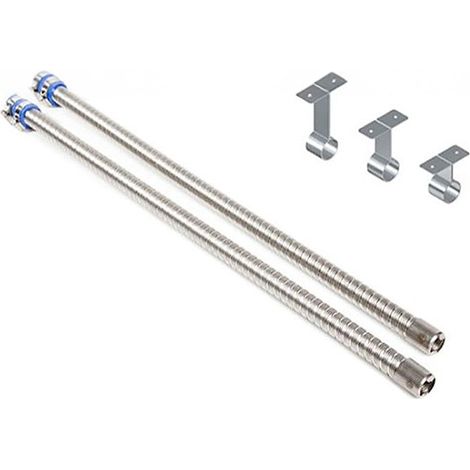 Conduit de sortie des gaz de combustion longueur 2 m diametre 22 mm