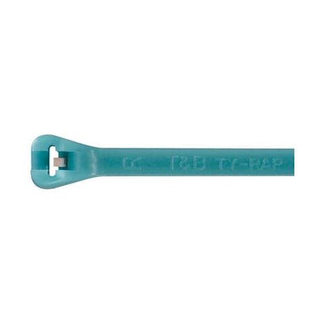 Serre-câbles ABB 185mm x 4,3 mm Bleu-vert en Fluoropolymère ( Prix pour Paquet de 1000 )