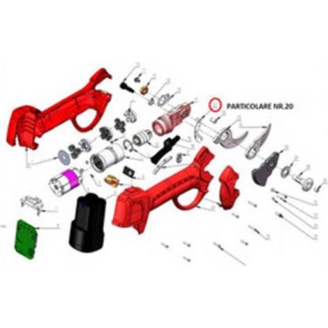R PARTICOLARE NR.20 FORBICI POTA BATT DJ-025