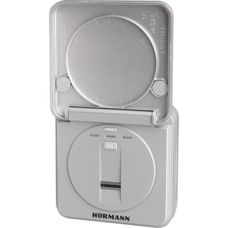 Hörmann Funk-Fingerleser FFL BS für bis zu 25 Fingerabdrücke, Klappdeckel, grau