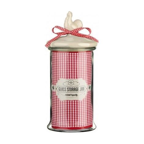 Premier Housewares Glass Storage Jar - 1650ml (1/4)