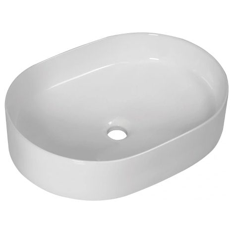Lavabo da appoggio in ceramica bianca modello nova 50 49x37,5x13,5 cm BARBOTTINA