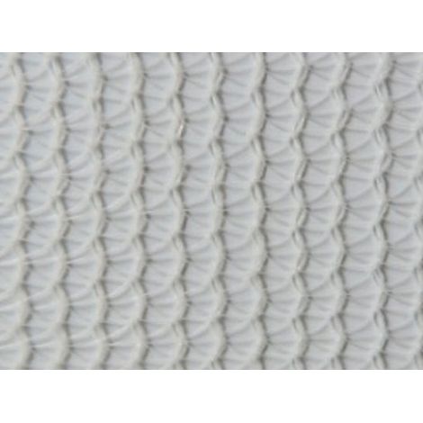 Filet échafaudage 100g/m² - Mailles triangulaires serrées et extensibles Blanc 3m x 20m