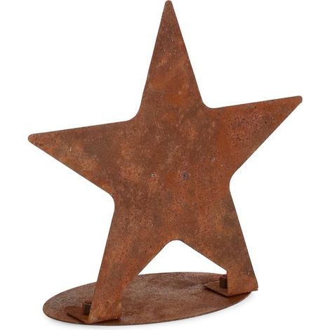 STELLA DECORATIVA RUGGINE ELVY STAND 21X10X20H BIZZOTTO