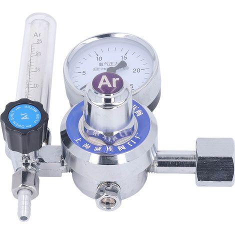 Régulateur de gaz de soudage, manomètre Agron, double débitmètre, vanne, débitmètre MIG, accessoire de soudage en laiton (1/5)