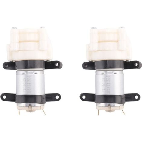 Adatto per 2 pompe a membrana R385, pompe di aspirazione acqua da 6-12 V per servizi da tè, computer portatili, acquari raffreddati ad acqua e altre applicazioni.
