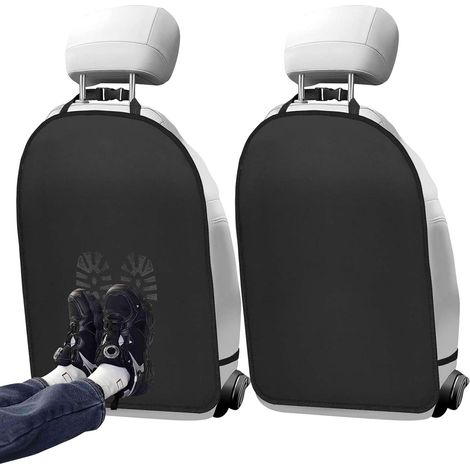 2 Pack Car Back Protector Cover Car Back Protector Shockproof Car Backrest Cover Waterproof Child Protector Easy Clean (1/5)