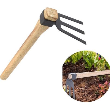 FENOPLASTICAHoue de jardinage, houe à pioche, houe à creuser le sol, outil de jardinage, outils de creusement du sol, jardinage, houe à creuser,houe à pioche, outil à bois, cultivateur de fleurs (1/4)
