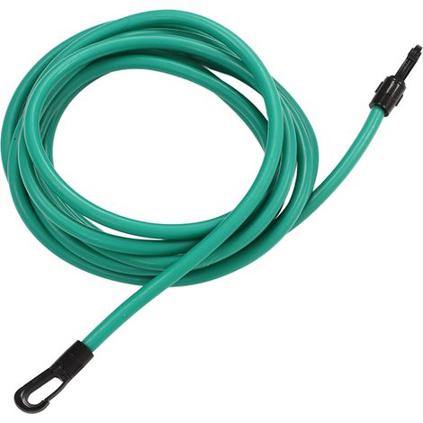Ensemble de ceinture de résistance pour la natation avec corde élastique (6 mm/10 mm) 4 m, verte. (1/5)