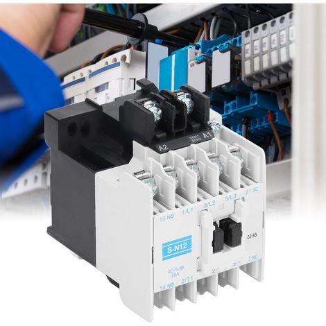 Contacteur magnétique tripolaire S-N12 20 A 110 V (1/5)