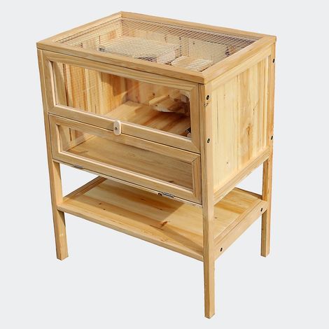 Clapier Ou Cabane En Bois, Sur Pieds, Pour Hamster Ou Autres Rongeurs. (1/5)