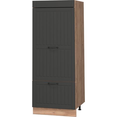 Dispensa da cucina Fame-Line, Grigio scuro/Rovere dorato, 60 cm, Vicco (1/5)