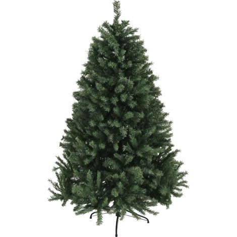 Albero di Natale artificiale Ø110 x 180 cm con 1000 rami in acciaio e plastica verde (1/5)