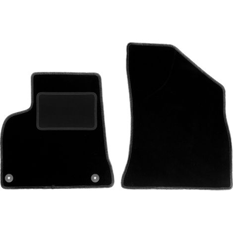 Tapis avant noirs pour Peugeot 5008 I 7 places (2009-2017) (1/5)