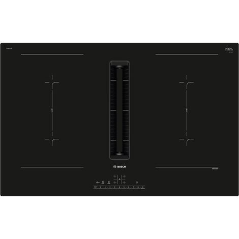 placa de inducción 80cm 4 fuegos 7400w negra - pvq811f15e - bosch - (1/5)