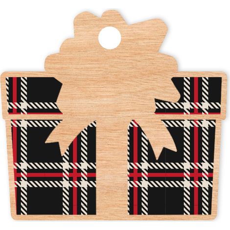DECORACIONES DE MADERA PARA ÁRBOL DE NAVIDAD D47 regalo (1/3)