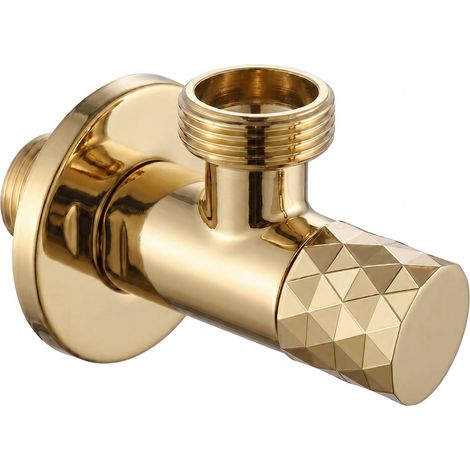 Rea Robinet D’angle Diamond 03 1/2" X 3/4"gold (1/5)