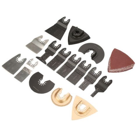 BUNTHAUS Kit de 40 lames de scie oscillantes, outils multifonctions, bobine, accessoires de réparation pour machines électriques
