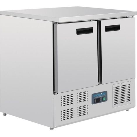 Table Réfrigérée Positive Inox 240 L - 2 Portes - Polar