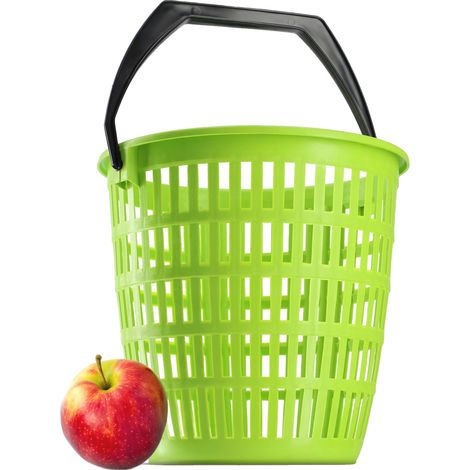 Panier Universel, Plastique durable, 30 x 30 x 27 cm, capacité de 12 litres, Design ajouré, Poignée solide et mobile (1/5)
