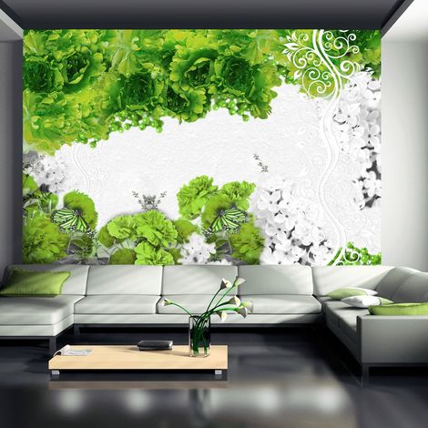 Fotomurale - Colori di primavera: verde - 200x140 (1/4)