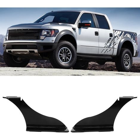 Aluminium-Montagehalterungen für LED-Lichtleiste an der A-Säule und der Motorhaube, kompatibel mit Ford F150 (1/5)