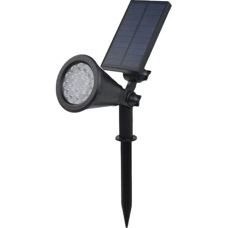 Lampes solaires d'extérieur, 18 LED. Lampes solaires d'extérieur avec allumage/extinction automatique, étanchéité IP67. Lampes solaires - AquaForge (1/5)