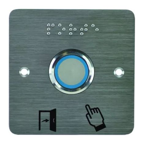BOUTON POUSSOIR LARGE PMR 12/24VCC