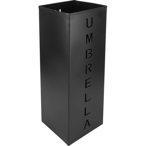 Porte-parapluie Seau à Parapluie, Porte-parapluie Noir en Métal Antirouille et Peu Encombrant pour Entrée - RWPorte-parapluie (1/5)