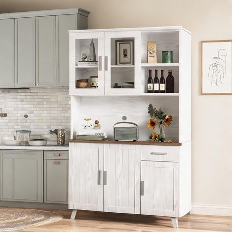 Buffet en panneau de particules 114 x 40 x 190 cm (1/5)