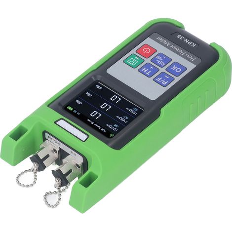 Optisches Faser-Leistungsmessgerät, handliches, hochpräzises Multifunktions-Glasfaser-Lichtkabeltestergerät mit LED-Anzeige (1/5)