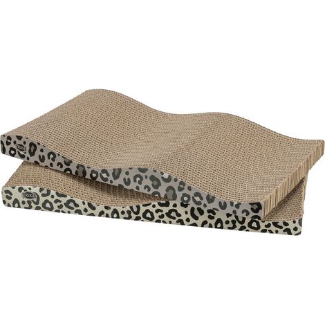 Set di 2 Grattatoi - TRIXIE - LEO - 44 x 25 x 6 cm - Stampa leopardata (1/5)