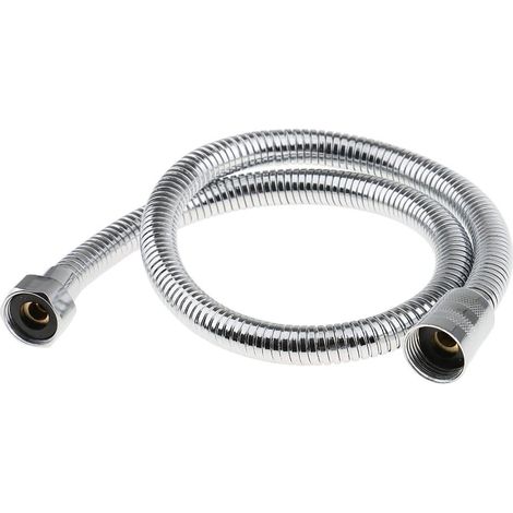 Flexible de Douche en Acier Inoxydable, 70 cm Tuyau de Douche DN15 Anti-torsion Chromé pour Remplacement ou Allongement Tuyau (1/5)