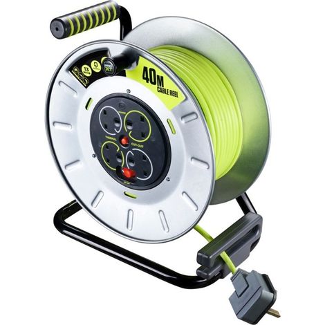 Pro-XT Metal Cable Reel 30 Metre 16A 110 Volt Thermal Cut-Out MSTOTMU30162 (1/5)