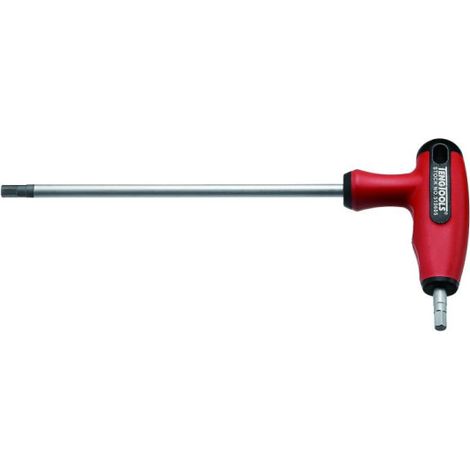 Llave hexagonal métrica con mango en T                 Tamaño 2.5 mm