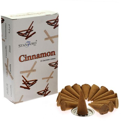 Cônes d'encens à la cannelle- Vendu par 1 (1/3)