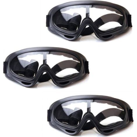 3 Pack Lunettes de Sécurité,jeux de plein air pour enfants Lunettes de protection,Protection des yeux et pour le travail en laboratoire (1/5)